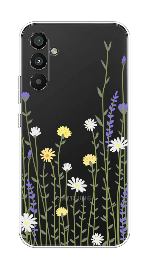 

Чехол Homey на Samsung Galaxy A34 5G "Ромашка и лаванда", Зеленый;желтый;прозрачный, 2107850-1