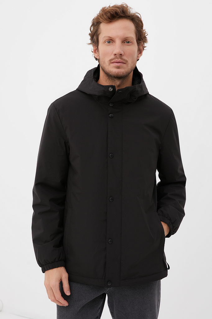 Куртка мужская Finn Flare FBC23060 черная 3XL