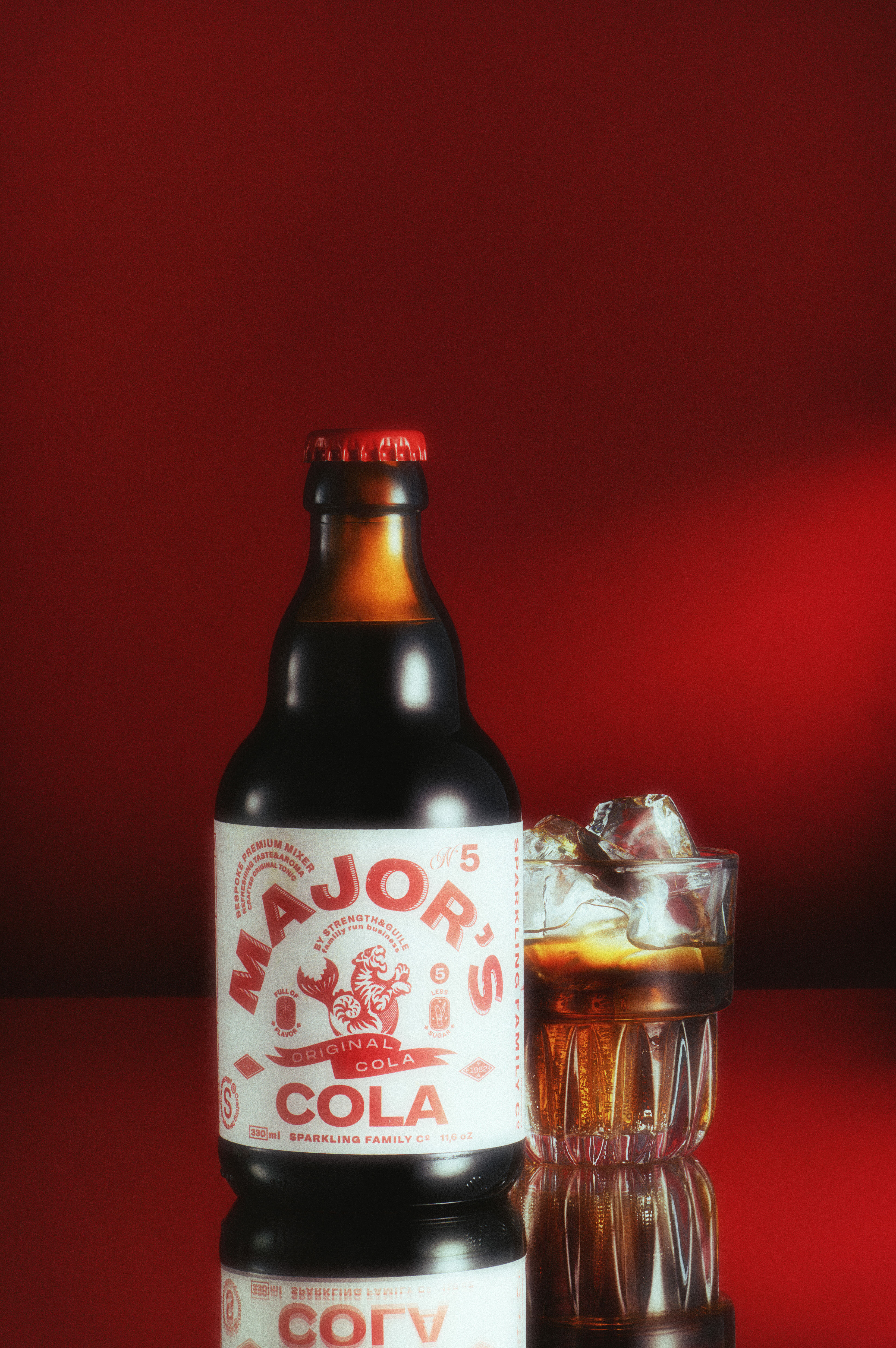 

Тоник Major's Original Cola c бобами тонка и бурбонской ванилью, 20 шт по 0,33 л, Original Cola