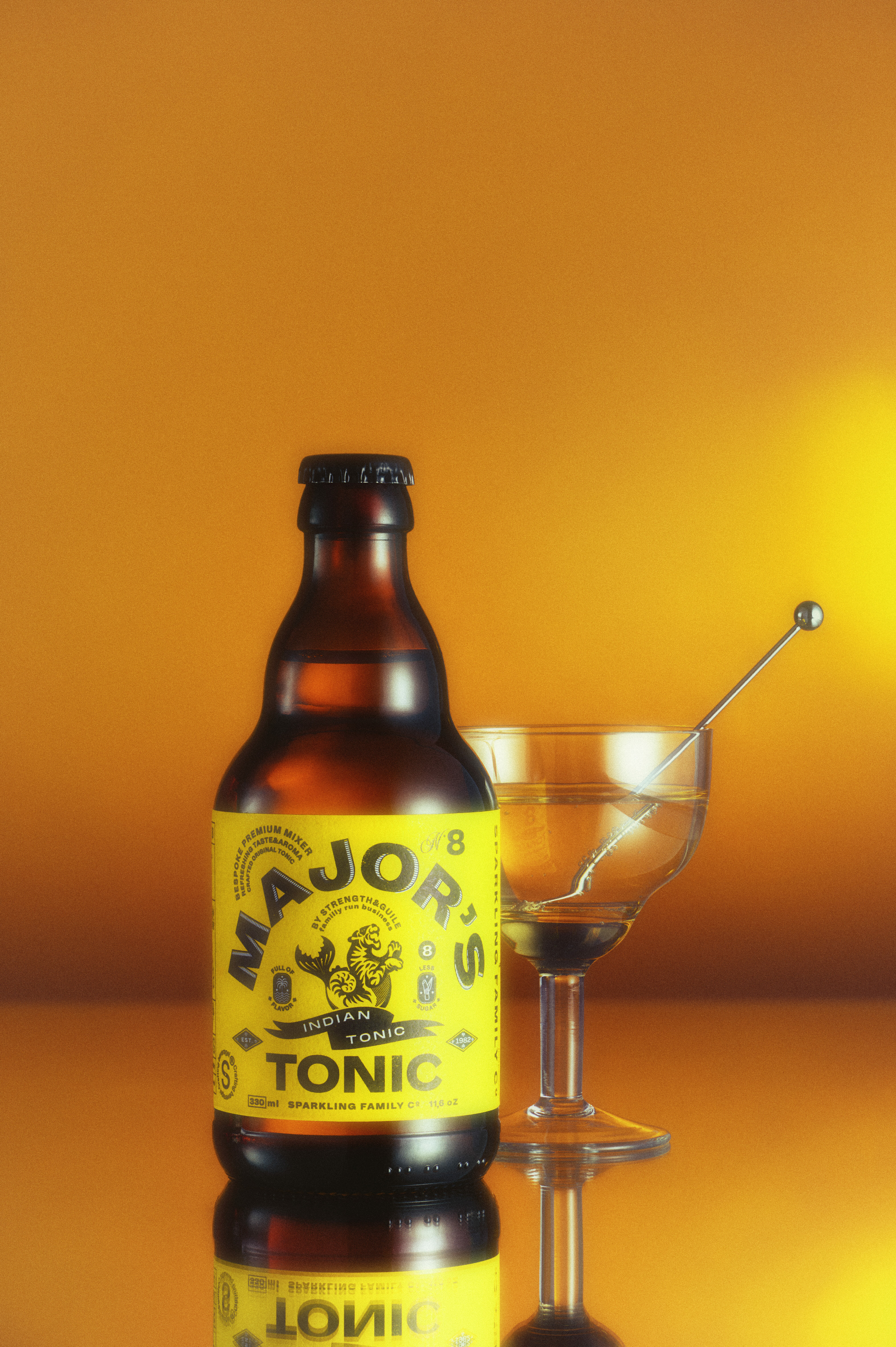 

Классический премиальный тоник Majors Indian Tonic, 20 шт по 0,33 л, Indian Tonic