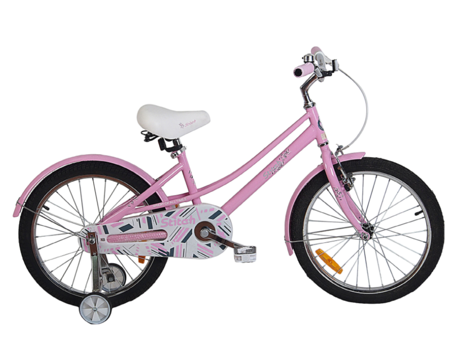 Велосипед 20'' 1-ск. (7-11лет) розовый STITCH
