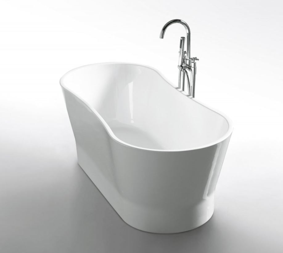 фото Ванна акриловая отдельностоящая belbagno bb406-1650-730