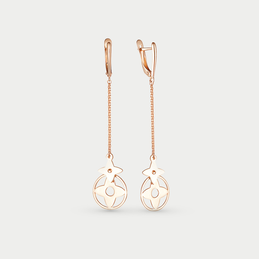 

Серьги из красного золота Соул 2082700, 2082700