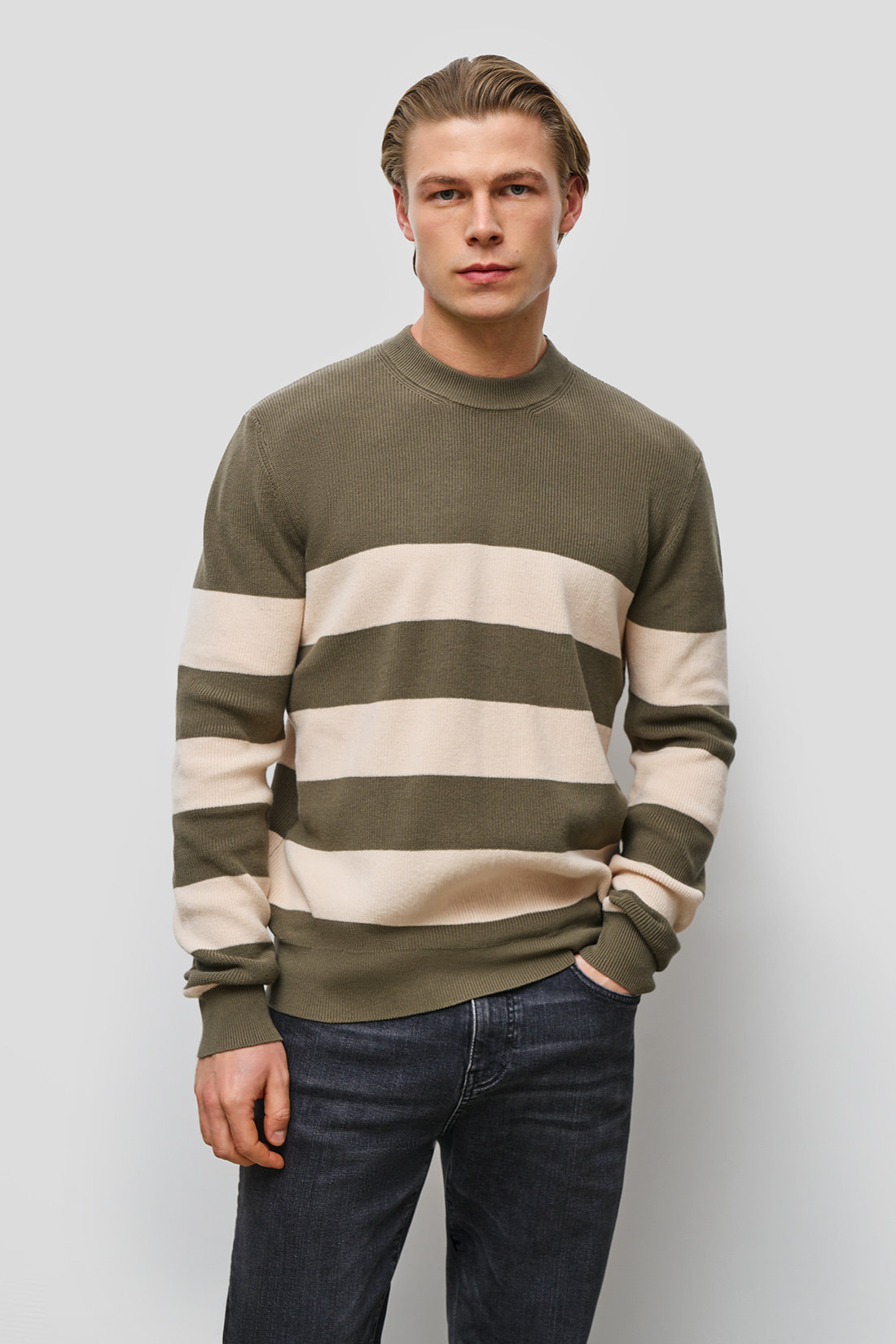 

Джемпер мужской Baon B6323005 синий 3XL, B6323005