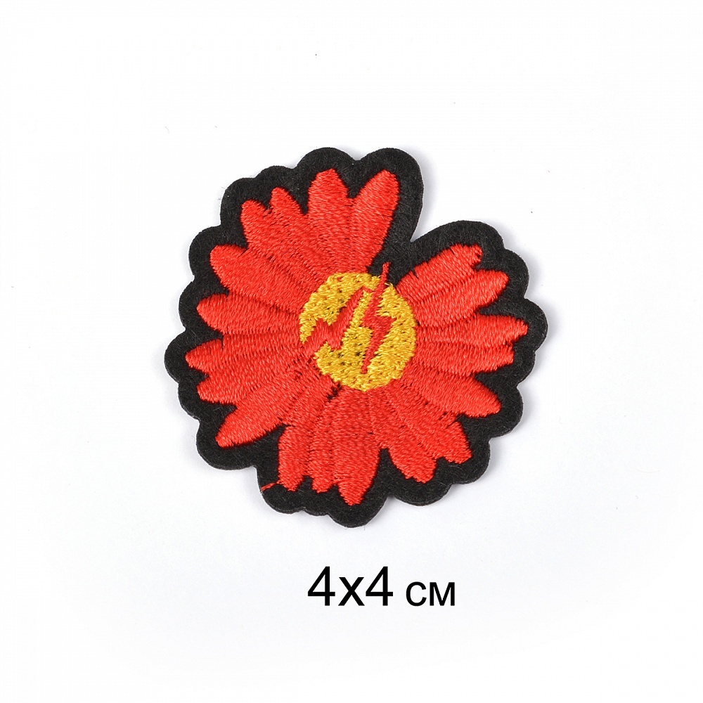 

TBY Ромашка красная, 4х4 см, 10 шт