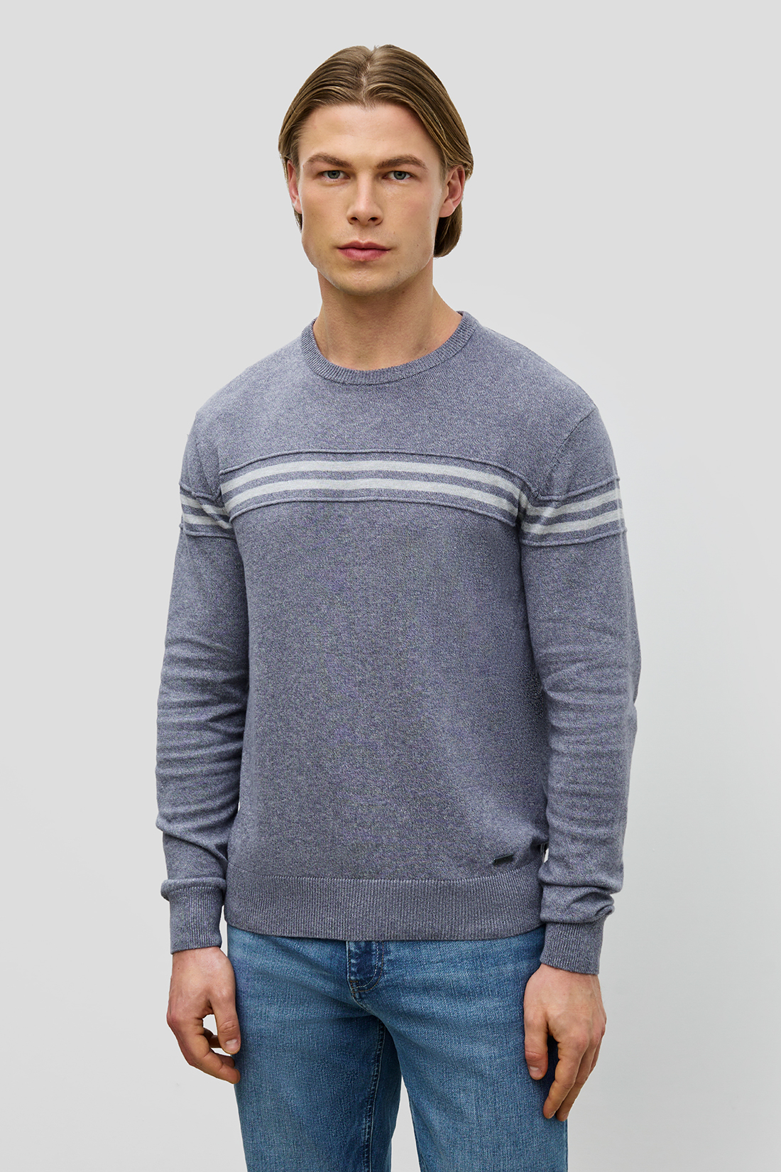 

Джемпер мужской Baon B6323006 голубой 3XL, B6323006