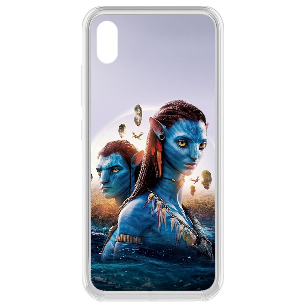

Чехол-накладка кейс Аватар - Джейк и Нейтири для Vivo Y91c, Прозрачный