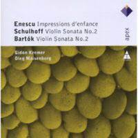 

KREMER / MAISENBE: Sonatas For Violin And Piano: Bartok, Enescu, Plakidis, Schulhoff (cd)