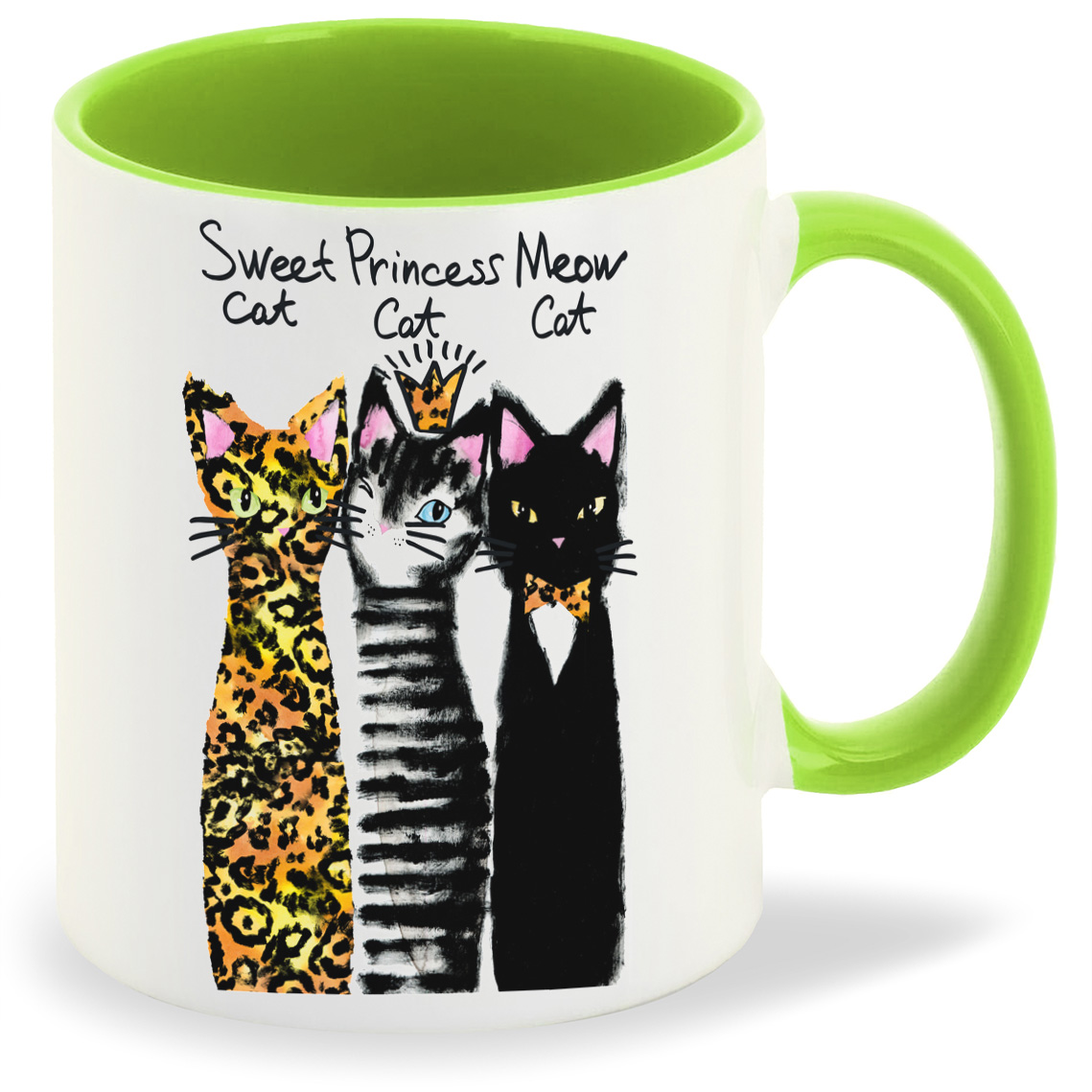 

Кружка CoolPodarok Кошки Sweet catPrincess cat Meow cat, Кошки Sweet catPrincess cat Meow cat