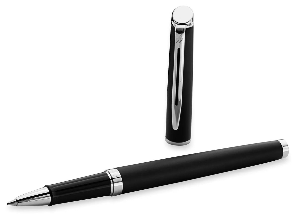 

Ручка роллер Waterman Hemisphere CWS0920850 Matte Black CT F чернила черные, Ручка роллер Waterman Hemisphere (CWS0920850) Matte Black CT F чернила черн. подар.кор.