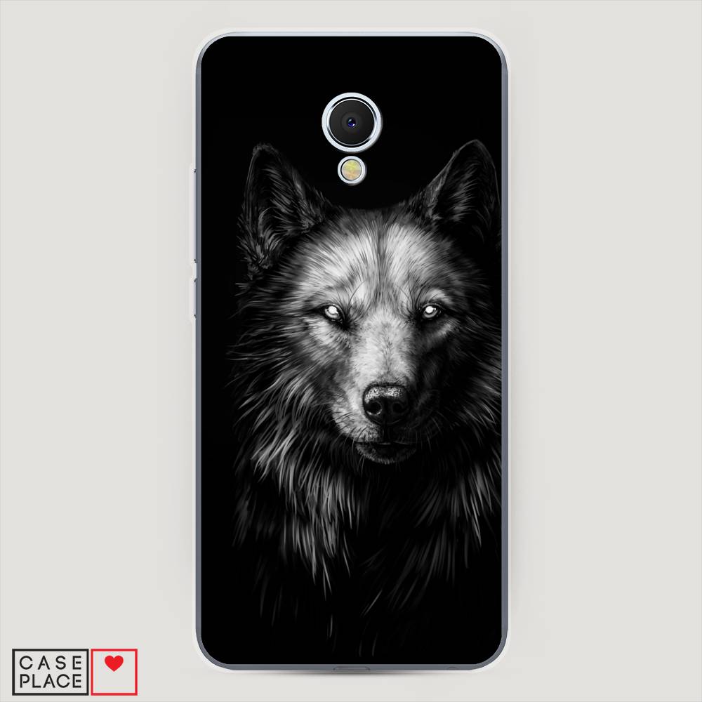 

Чехол Awog на Meizu MX6 "Волк черно белый", Серый;бежевый;белый, 70950-1
