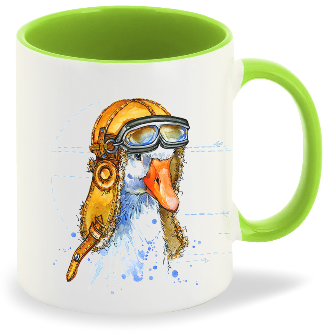 

Кружка CoolPodarok Животные Гусь летчик, Животные Гусь летчик