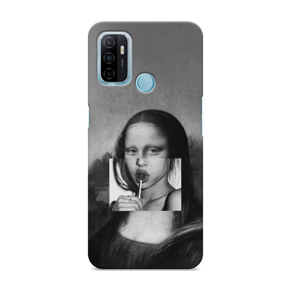 

Пластиковый чехол "Mona Lisa sucking lollipop" на Oppo A53, 254320-7