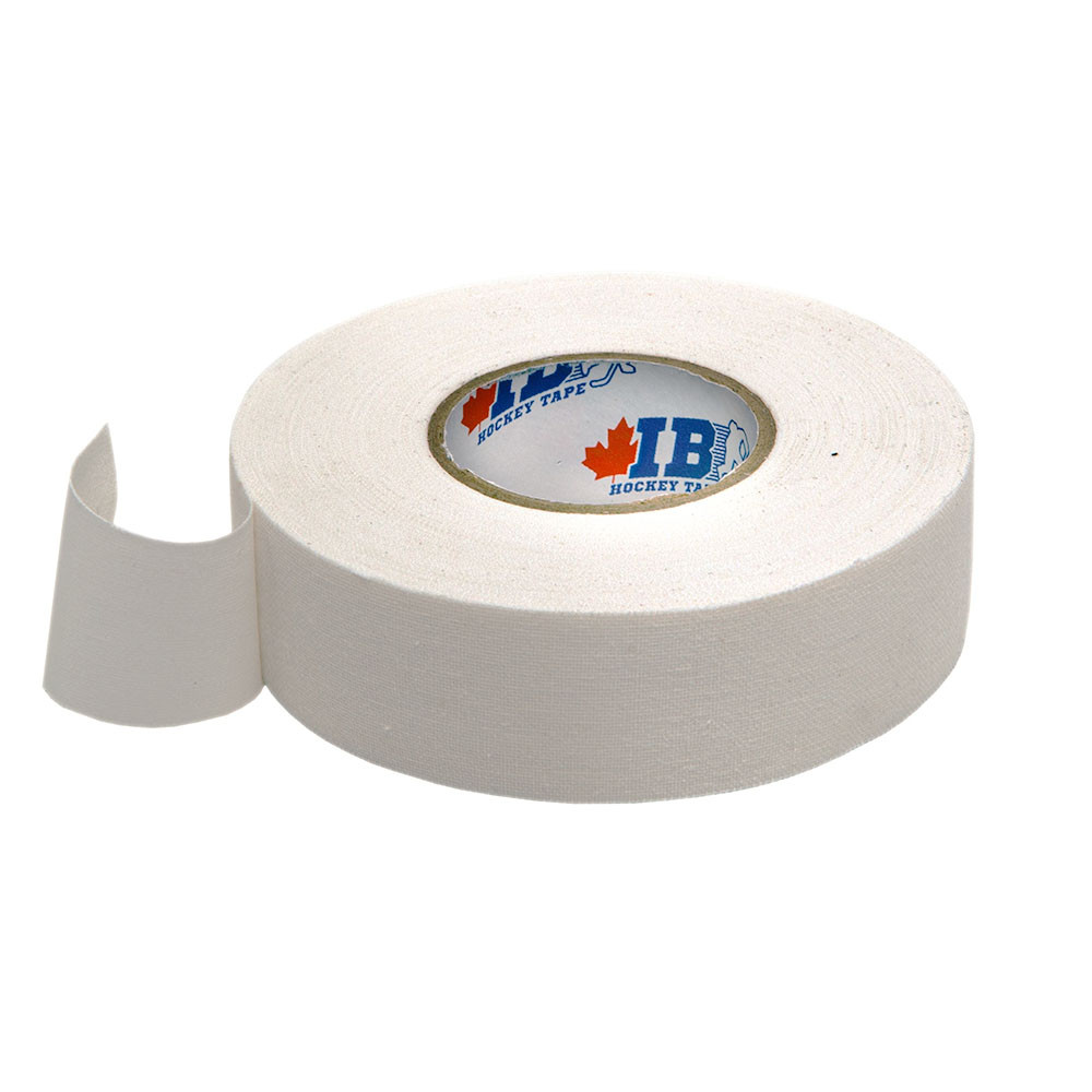 Лента хоккейная для крюка IB Hockey Tape, IB-HT-25-18-WH, ширина 25мм, длина 18м, белый