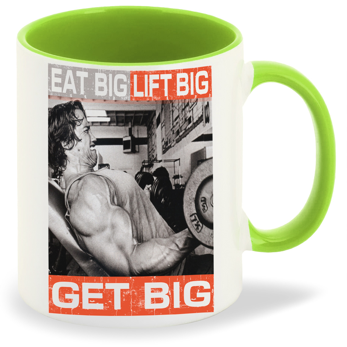 

Кружка CoolPodarok Eat big lift big get big, Eat big lift big get big