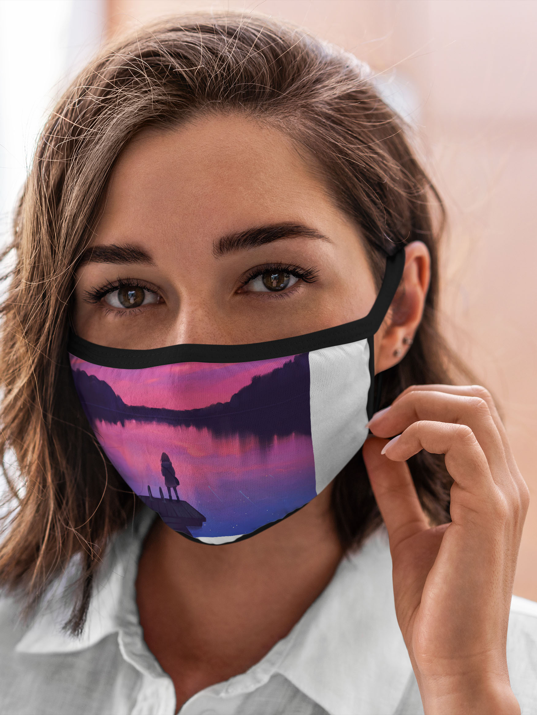 

Многоразовая маска унисекс Burnettie Природа Закат Солнце, Разноцветный, Природа Закат Солнце
