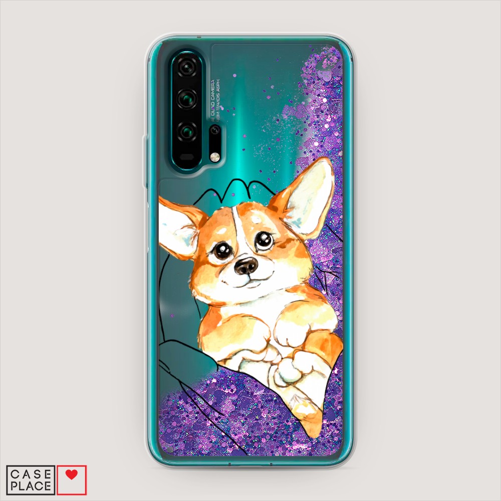 

Чехол Awog на Honor 20 Pro "Корги в ладошках", Разноцветный, 69392-1