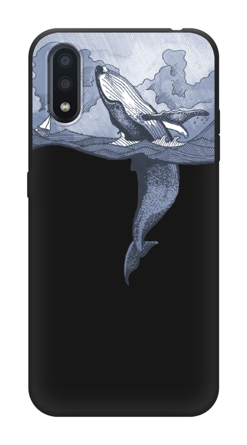 

Чехол Awog на Samsung Galaxy A01 "Два измерения", Разноцветный, 29552-1