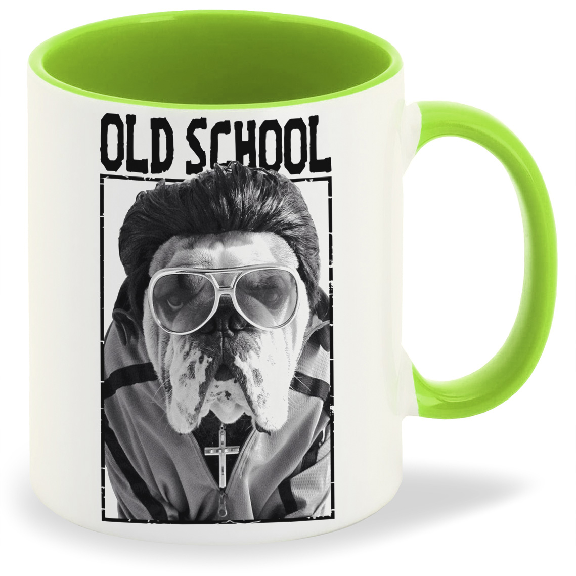 

Кружка CoolPodarok Old scool Бульдог, Old scool Бульдог