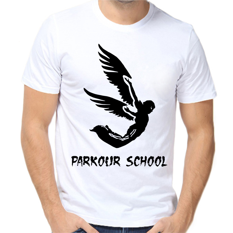 

Футболка мужская белая 58 р-р parkour school, Белый, fm_parkour_school