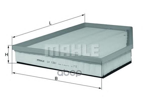 

Воздушный фильтр Mahle/Knecht для BMW E60, E61, E63, E64 2.0d, 3.5d 2004- LX1261
