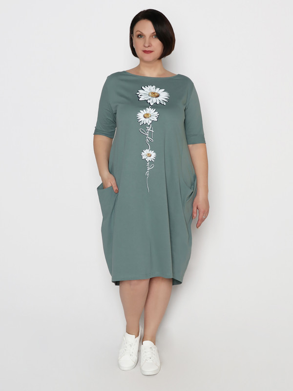 

Платье женское Fashion Margo П163 хаки 60 RU, П163
