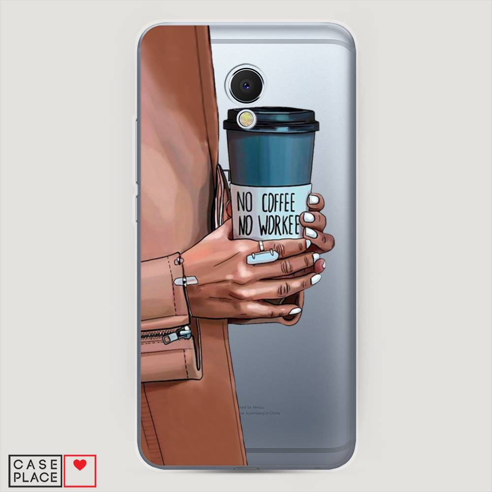 

Чехол Awog на Meizu MX6 "No coffee", Коричневый;серый, 70950-7