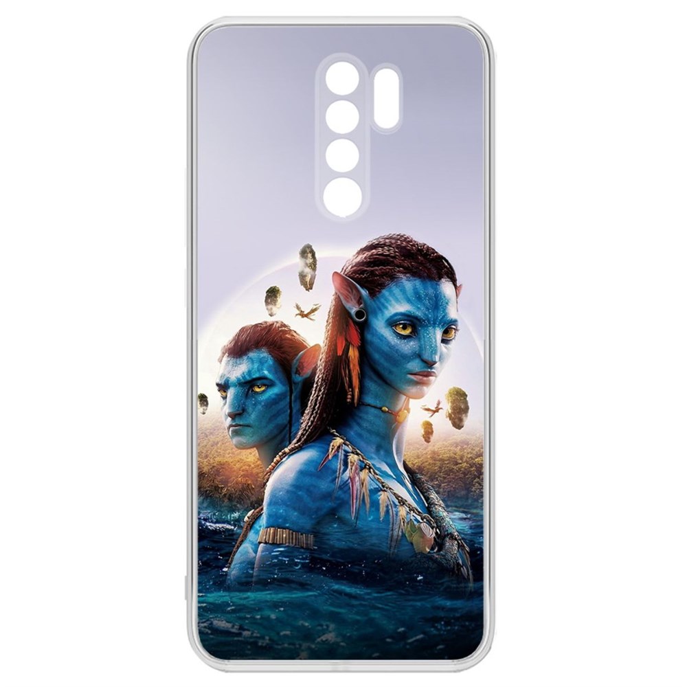 

Чехол-накладка кейс Аватар - Джейк и Нейтири для Xiaomi Redmi 9, Прозрачный