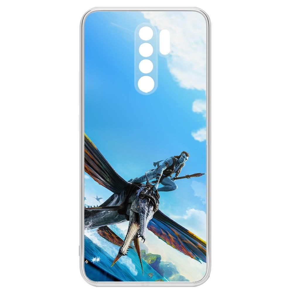 

Чехол-накладка кейс Аватар - Джейк на скимвинге для Xiaomi Redmi 9