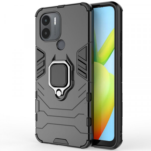 

Противоударный чехол Transformer Ring для Xiaomi Redmi A1 Plus / A2 Plus, черный, Transformer Ring