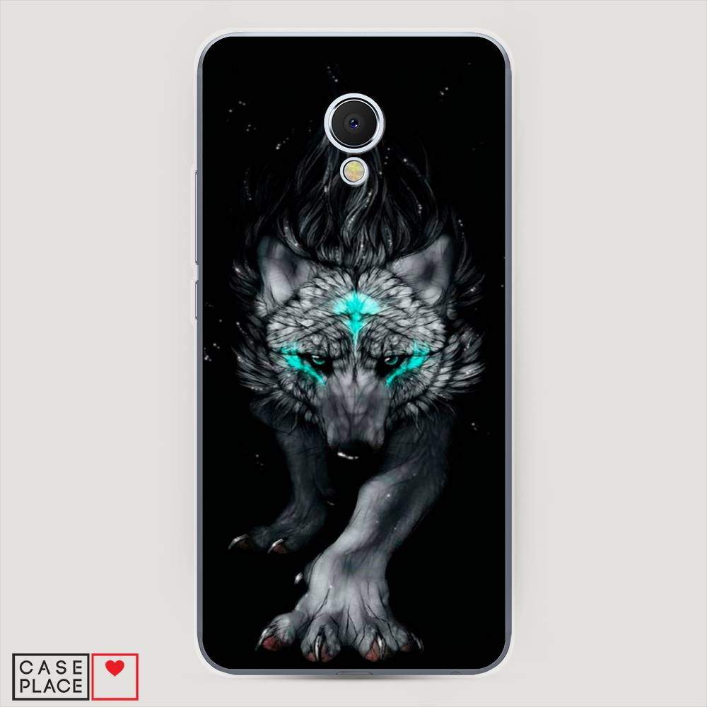 

Чехол Awog на Meizu MX6 "Волшебный волк", Черный;серый, 70950-2