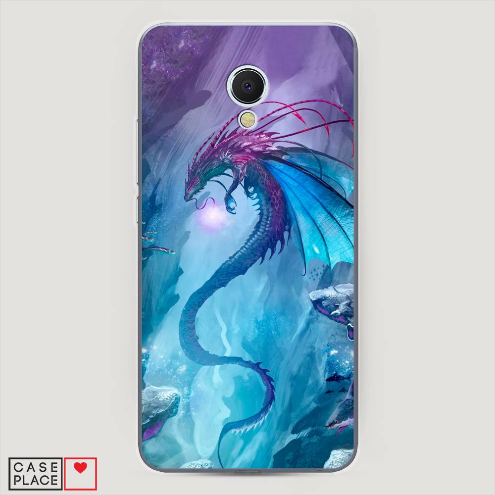 

Чехол Awog на Meizu MX6 "Водный дракон", Голубой;фиолетовый;синий, 70950-2