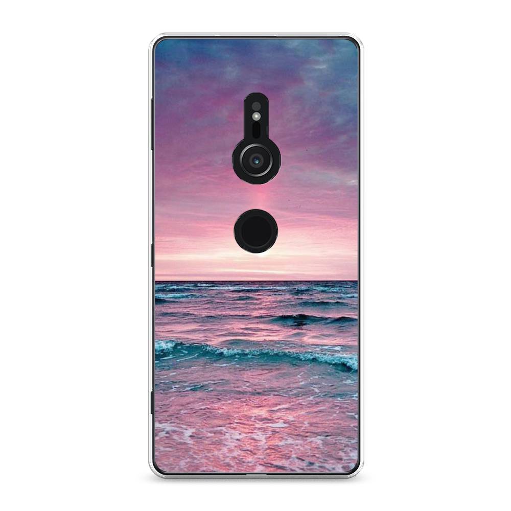 

Чехол для Sony Xperia XZ2 "Восход 3", Розовый;голубой, 52850-2