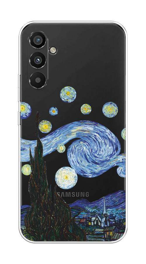 

Чехол Homey на Samsung Galaxy A34 5G "Ночь Ван Гога", Голубой;синий;черный, 2107850-1