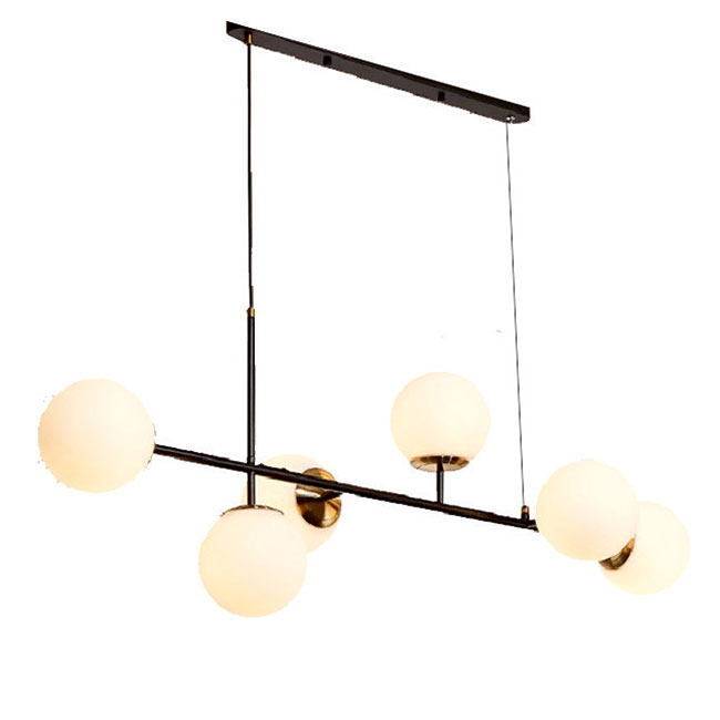 

Люстра iLamp Golden 9136P/6 BK-WH, iLamp Golden 9136P/6 BK-WH