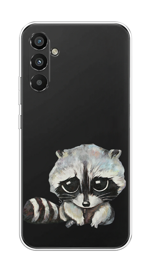 

Чехол Homey на Samsung Galaxy A34 5G "Большеглазый енот", Серый;черный;прозрачный, 2107850-1
