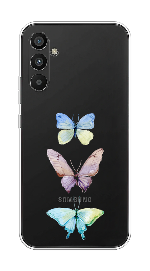

Чехол Homey на Samsung Galaxy A34 5G "Акварельные бабочки", Бирюзовый;розовый, 2107850-1