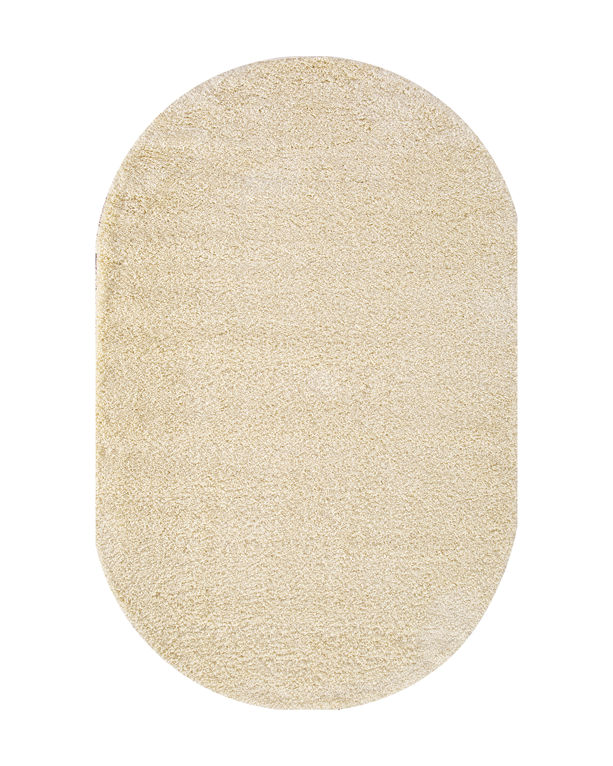 фото Ковёр merinos shaggy ultra 150x230 овальный кремовый s600