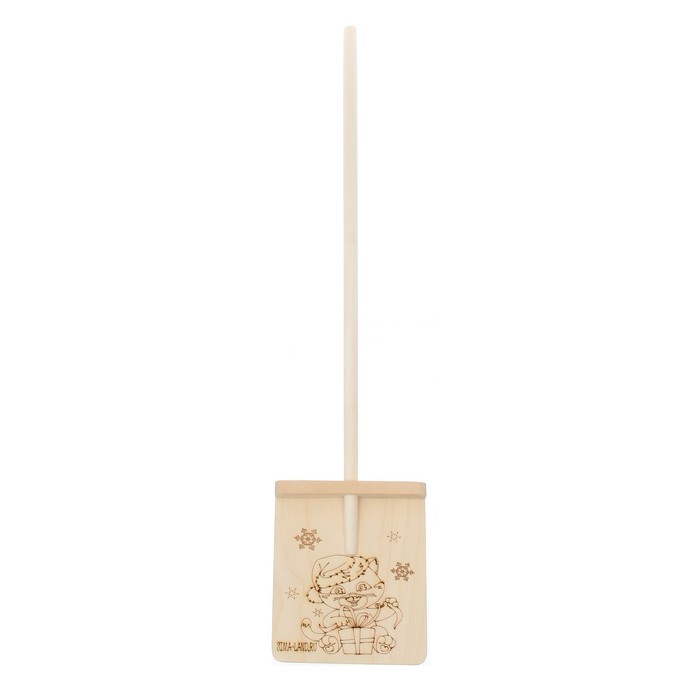 Лопата деревянная «Весёлый котик»