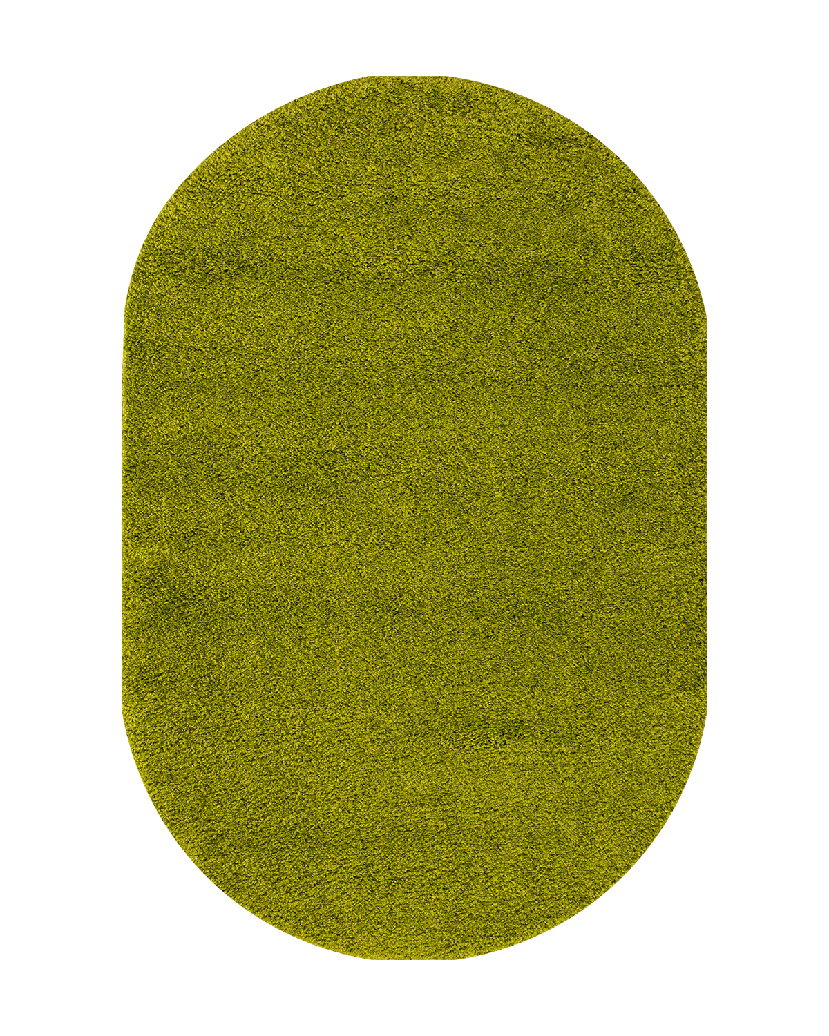 фото Ковёр merinos shaggy ultra 200x300 овальный зелёный s600