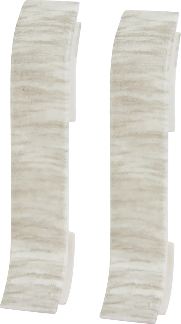 фото Соединитель для плинтуса «дуб рейкьявик», высота 62 мм, 2 шт. leader