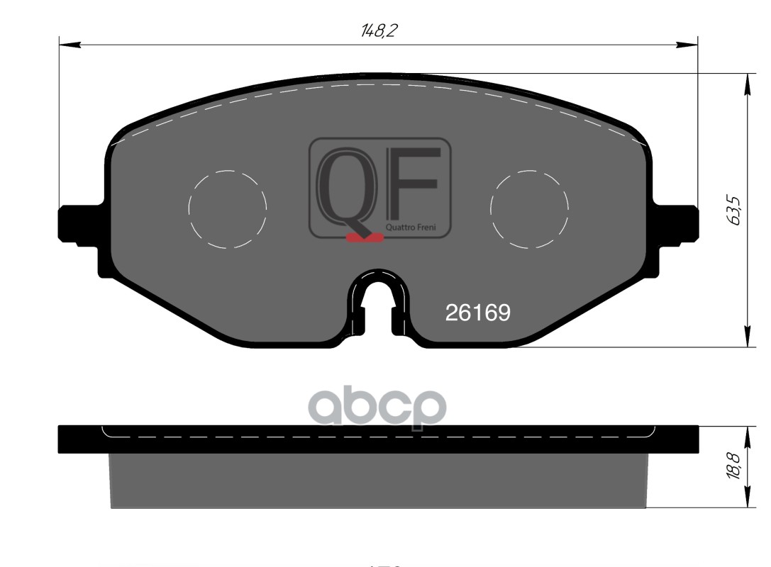 

КОЛОДКИ ТОРМОЗНЫЕ QUATTRO FRENI qf509500