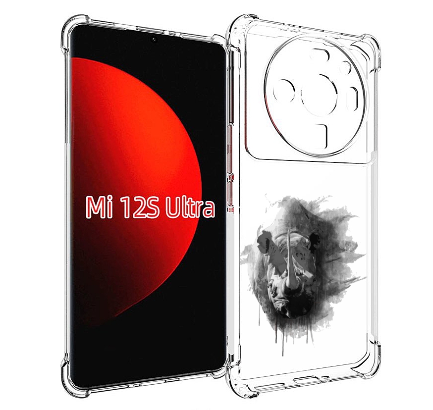 

Чехол MyPads носорог для Xiaomi 12S Ultra, Прозрачный, Tocco