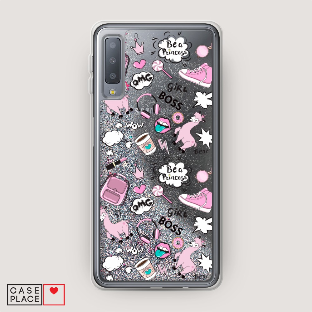 

Чехол Awog "Стильная лама" на Samsung Galaxy A7 2018, 26791-1