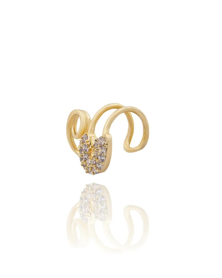 

Кафф Daroni 1504_0123 Булавка Gold