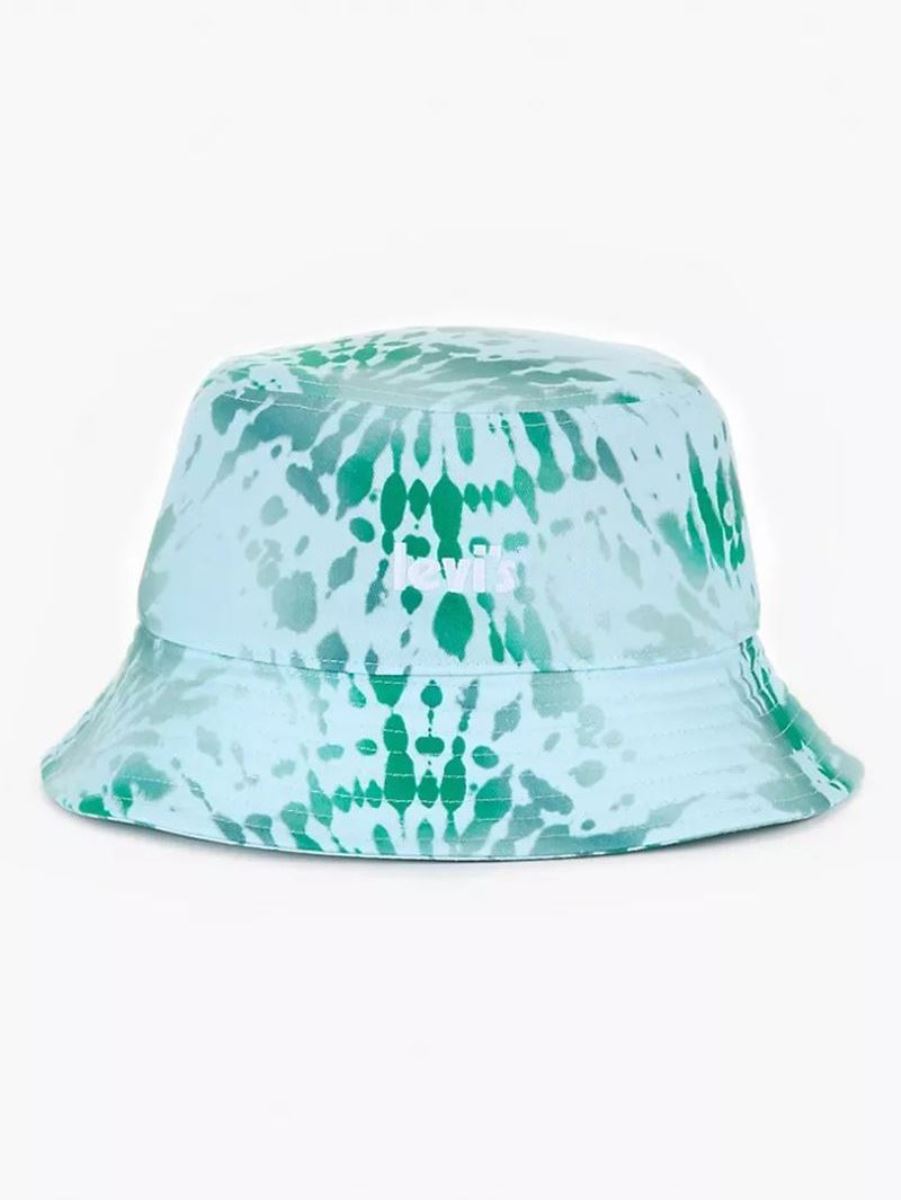 

Панама мужская Levis Men Poster Logo Bucket Hat Ov зеленая, р. S, Men Poster Logo Bucket Hat Ov