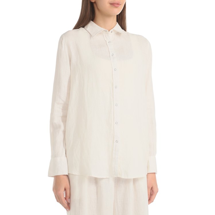 

Рубашка женская Maison David ML2109 белая XL, Белый, ML2109