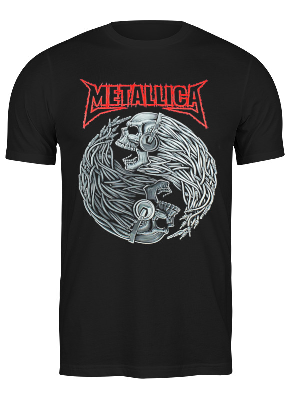

Футболка мужская Printio Metallica черная XL, Черный, Metallica
