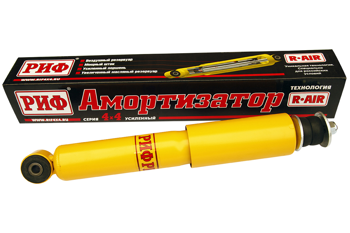 фото Амортизатор риф передний нива 21214м усил. штатный, 21214 усиленный штатный и лифт 50 мм