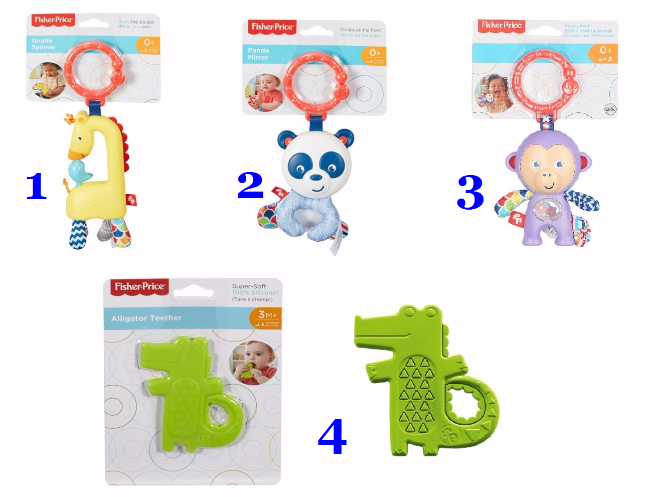 

Погремушка-прорезыватель Fisher Price (в асс) Mattel DYF90